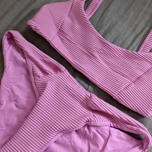 L*Space Jess Sol Bikini Set Rosebud Pink - Picture 2 of 8